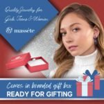 MASSETE Sterling Silver 925 Halo Stud Post Earrings with Removeable Jacket - Image 6