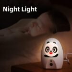 Audio Baby Monitor TimeFlys Mustang Panda, Both Unit Portable, Talk Back Intercom, Long Range up to 1000 ft, Temperature Monitoring and Warning, Lullabies, Vibration, LCD Display, Night Light - Image 3