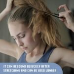 hair ties no damage,Hair Bands for Women Thick Hair,20 Pcs Elastic Hair Ties,Black Hair Bobbles for Men Girl,Hair Band Ponytail Holders,Hair Accessories,Scrunchies for Women - Image 6