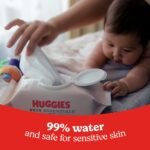 Huggies Skin Essentials Baby Wipes, Hypoallergenic, 99% Water, 6 Flip Top Packs (336 Wipes Total) - Image 5