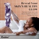 CORATED African Net Sponge Authentic, Shower Loofah Exfoliating Bath Sponge, Body Scrubber for Women and Men Daily Use Body Care, Travel Portable Bath Accessories Spa Gifts - Image 5