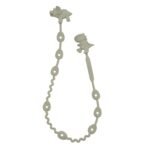 PandaEar Baby Toy Straps - 5 Pack Dinosaur Silicone Pacifier Teether Harness Straps - Adjustable Baby Toy Holder for Bottles, Strollers, High Chairs, Cribs - Image 5