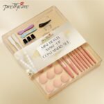 Gifts for Women - PrettyCare 38 Pcs Mini Travel Makeup Containers Set, Small Empty Container & TSA Approved Travel Bottles Kit with Brushes, fLeak-Proof Cosmetic Jars & Bottles for Travel, and Sample - Image 3