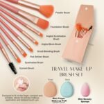 Gifts for Women - PrettyCare 38 Pcs Mini Travel Makeup Containers Set, Small Empty Container & TSA Approved Travel Bottles Kit with Brushes, fLeak-Proof Cosmetic Jars & Bottles for Travel, and Sample - Image 4
