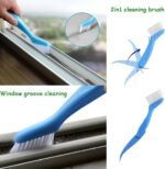 12Pcs Small Cleaning Brush, Crevice Gap Cleaning Brush,Door Window Track Groove Corner Crevice Cleaning Brushes for Cleaning Window Grooves/Bathroom/Toilet Corner/Kitchen/Faucet/Sink/Keyboards - Image 3