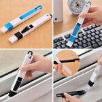 12Pcs Small Cleaning Brush, Crevice Gap Cleaning Brush,Door Window Track Groove Corner Crevice Cleaning Brushes for Cleaning Window Grooves/Bathroom/Toilet Corner/Kitchen/Faucet/Sink/Keyboards - Image 5