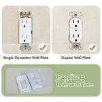 EUDEMON Baby Safety Electrical Outlet Cover Box Childproof Large Plug Cover for Babyproofing Outlets Easy to Install & Use (1 Pack,Transparent) - Image 3