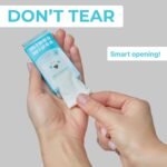 Impossibly Compact Travel Flushable Wipes - 99.5% Water and Aloe - Safe for Sensitive Skin, Hypoallergenic & Unscented - Travel Essentials for Adults, Kids & Baby Care - 8 Pack Total 48 Wipes - Image 8