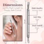 Blackhead Remover Professional Skincare Spot Treatment Blackhead Remover Tool for Blemish Comedone Whiteheads Pimple Popper with Double Sided Soft Touch and Anti-Slip Design - Image 5