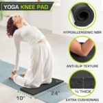 ProsourceFit Extra Thick Yoga Knee Pad and Elbow Cushion 15mm (5/8”) Fits Standard Mats for Pain Free Joints in Yoga, Pilates, Floor Workouts - Image 3