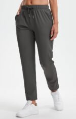 Libin Women's 4-Way Stretch Golf Pants 7/8 Ankle Casual Joggers Dress Work Sweatpants Pockets for Yoga, Athletic, Lounge - Image 4