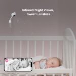 iBaby Smart Baby Breathing Monitor - with Camera and Audio, Tracking Baby's Breathing, Sleeping, Movement. i2 Wi-Fi Video Baby Monitor, Contactless, Work with Smartphone. - Image 6