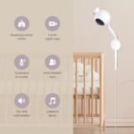 iBaby Smart Baby Breathing Monitor - with Camera and Audio, Tracking Baby's Breathing, Sleeping, Movement. i2 Wi-Fi Video Baby Monitor, Contactless, Work with Smartphone. - Image 7