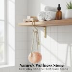 Himalayan Natural Bath Salt Hanging with Rope, 2 lbs – Gift Combo with Epsom Salt 500g and Clay Pumice | Relaxing Set for Detox, with Free Organic loofah Sponge. - Image 7