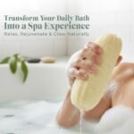 Himalayan Natural Bath Salt Hanging with Rope, 2 lbs – Gift Combo with Epsom Salt 500g and Clay Pumice | Relaxing Set for Detox, with Free Organic loofah Sponge. - Image 8