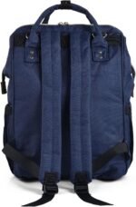 Ramhorn Diaper Bag Backpack Multifunctional Travel Back Pack Maternity Baby Changing Bags Waterproof Large Capacity For Baby Care Dark blue - Image 5