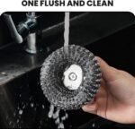 Steel Wool Scrubber with Handle, Upgrade Heavy Duty Stainless Steel Dish Scrubber for Cleaning Dishes, Iron Pots, Stoves, Kitchen Sink (2 pcs) - Image 5