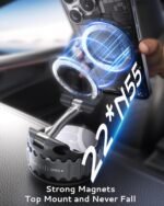 BEBEAR Car Phone Holder for Magsafe [78+LBS Hyper Suction & 4400gf Strongest Magnetic] 360°Adjustable Car Phone Mount Car Accessories Phone Holders for Your Car for iPhone 17/16 /15 Pro Max & Android - Image 5