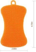 3PCS OstWony Silicone Dish Sponges, Super Food-Grade Silicone Sponges, Multi-Purpose and Efficient Sponge Kitchen Gadgets, Especial Delicate Kitchen Sponge Brush - Image 4