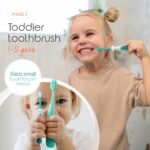 Cherish Baby Care Baby Toothbrush & Toddler Toothbrush Set (0-2 Years) - BPA-Free & Safety-Tested, 2023 Award Winner, Food-Grade Silicone (Teal) - Image 6