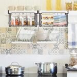 Under Shelf Storage Baskets, Foldable Carbon Steel Under Cabinet Basket for Kitchen Cabinets Pantries Bookshelves Desk, Space-Saving Storage Solution (Black, 2 Pack) - Image 6