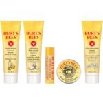 Burt's Bees Valentine's Day Gift Ideas - Essentials Everyday Set, 5 Travel Size Products - Deep Cleansing Cream, Hand Salve, Body Lotion, Foot Cream and Original Lip Balm - Image 3
