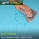 ProsourceFit Original Yoga Exercise Mat ¼” (6mm) Thick for Comfort and Stability with Carrying Straps, Non Slip –Multiple Colors - Image 4