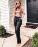 G4Free ShiftReady Yoga Pants Women High Waist Dress Work Pants with Pockets Straight Leg Business Casual Trousers 28"/30"/32" - Image 7