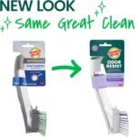 Scotch-Brite Odor Resist Soap Control Dishwand Brush, Non-Scratch Cleaning Brush with Scraper, Stands Upright, 1 Pack - Image 3