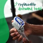 Scotch-Brite Odor Resist Soap Control Dishwand Brush, Non-Scratch Cleaning Brush with Scraper, Stands Upright, 1 Pack - Image 5