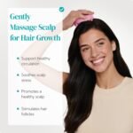 HEETA Scalp Massager 2 Pack for Hair Growth, Soft Silicone Bristles to Remove Dandruff and Relieve Itching, Scalp Scrubber for Hair Care, Shampoo Brush for Wet Dry, Pink & Green - Image 3