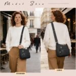 VOLGANIK ROCK RFID Purses for Women Fabric Nylon Multi Pocket Crossbody Bag Ladies Travel Handbag - Image 3