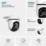 Tapo 1080P Outdoor Wired Pan/Tilt Security Wi-Fi Camera, 360° View, Motion Tracking, Works with Alexa & Google Home, Night Vision, Free AI Detection, Cloud & SD Card Storage(up to 512GB), Tapo C500… - Image 3