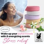 Shower Steamers Aromatherapy SWCANDY 8 Pack Gifts for Women Valentines Day for Her, Adults, Mom, Men Natural Essential Oils Home Spa Self Care Stress Relief Relaxation Bath Bombs Decorations Flower - Image 3