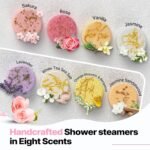 Shower Steamers Aromatherapy SWCANDY 8 Pack Gifts for Women Valentines Day for Her, Adults, Mom, Men Natural Essential Oils Home Spa Self Care Stress Relief Relaxation Bath Bombs Decorations Flower - Image 7