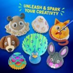 Dan&Darci Kids Sea Shell Painting Kit - Arts & Crafts Easter Gifts for Boys and Girls - Craft Activities Kits - Creative Art Activity Gift Toys for Age 6, 7, 8, 9, 10, 11 & 12 Year Old 8-12 - Image 3