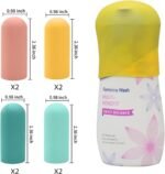 Silicone Bottle Covers Travel Essentials for Women Men, Beach Vacation Essentials, Travel Size Toiletries Accessories, Cruise Ship Essentials 2025, Must Haves, Leak Proofing - Image 6
