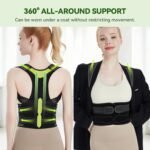 Posture Corrector for Women and Men, Invisible Full Back Support Brace with Enhanced Breathable Mesh, Shoulder Straightener for Back & Neck Pain Relief, Scoliosis & Posture Improvement, Medium - Image 5