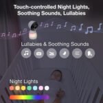 VTech Smart WiFi Baby Monitor with 2 Cameras, 1080p FHD Video, Free App with Motion Videos, Sound/Motion Alerts, 7" IPS Split‑Screen Display, Pan‑Tilt‑Zoom, Dual‑Room Monitoring – Smart HQ Max Twin - Image 9