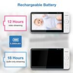 VTech Smart WiFi Baby Monitor with 2 Cameras, 1080p FHD Video, Free App with Motion Videos, Sound/Motion Alerts, 7" IPS Split‑Screen Display, Pan‑Tilt‑Zoom, Dual‑Room Monitoring – Smart HQ Max Twin - Image 10