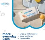 WaterWipes Sensitive+ Newborn & Baby Wipes, 3-In-1 Cleans, Cares, Protects, 99.9% Water, Unscented & Hypoallergenic, 240 Count (4 Packs) - Image 6