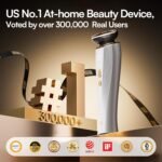 INIA 3-in-1 Red Light Therapy for Face and Neck Beauty Device for Puffiness & Skin Firming Skincare Tool (White) - Image 3