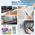 6Pcs Hard Bristle Crevice Cleaning Brush - Thin Gap, Small, Grout, Kitchen, Toilet, Bathroom, Sink, Window Cleaning Tools - Image 4
