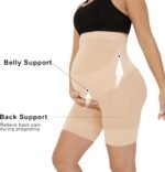 Narcissus Bump Proud Seamless Maternity Shapewear, Mid-Thigh Underwear - Maternity Dress for Baby Shower - Image 4