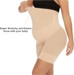 Narcissus Bump Proud Seamless Maternity Shapewear, Mid-Thigh Underwear - Maternity Dress for Baby Shower - Image 5