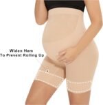 Narcissus Bump Proud Seamless Maternity Shapewear, Mid-Thigh Underwear - Maternity Dress for Baby Shower - Image 6
