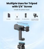 68" Selfie Stick, Monopod/Tripod for Action Camera, All-in-1 Phone Tripod with Remote Control, Portable Phone Tripod Stand Compatible with iPhone/Android - Image 3