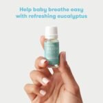Frida Baby Breathefrida Vapor Bath Drops, Baby Congestion Relief with Eucalyptus Essential Oil for Humidifier, Aromatherapy Oil Help Baby Breathe Easy - Image 4