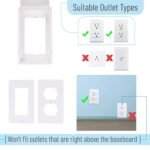 Bates Baby Safety Outlet Cover Box - Plug Covers for Electrical Outlets, Child Proof Outlet Cover, Socket Covers for Outlets - Image 5