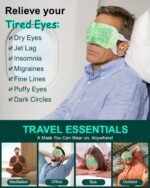 16 Packs Steam Eye Masks for Dry Eyes, Self Heating Warm Compress for Eyes Fatigue & Puffiness Relief, Disposable Heated Eye Mask Travel Essentials, Spa Relaxation Set for Women Christmas, Unscented - Image 4